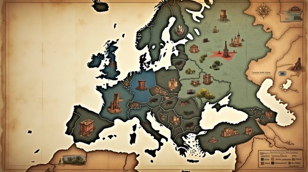 Carte urbex Europe détaillée : explorez des sites uniques